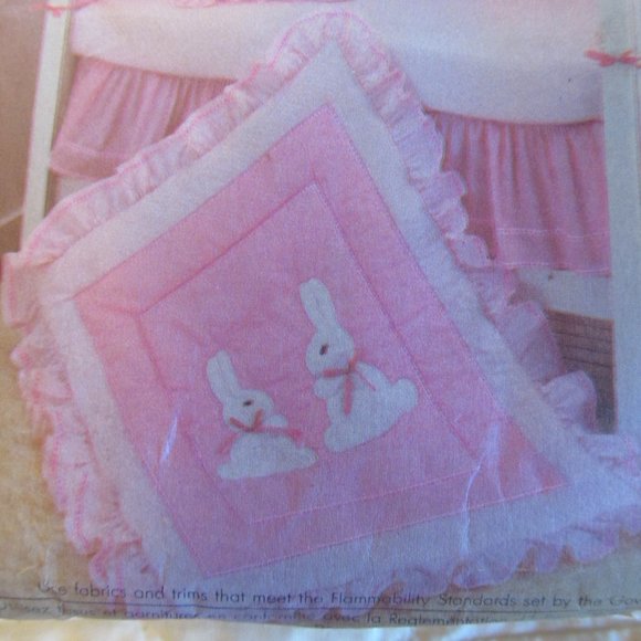Vtg 1980s Simplicity 7361 Sewing Craft UNCUT Pattern Babies' Room Accessories - Picture 5 of 12